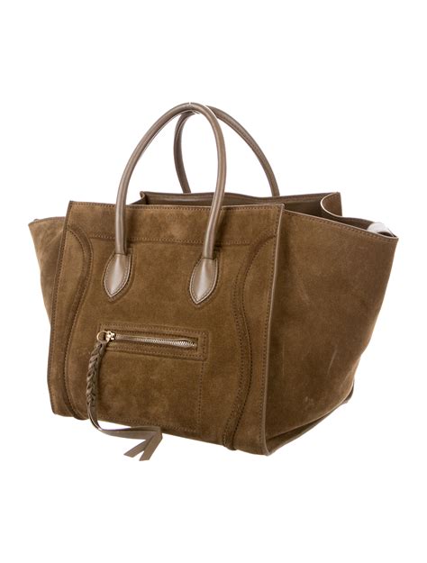 celine suede tote|Celine purse where to buy.